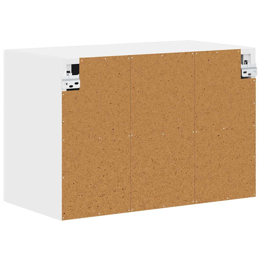 Küchenhängeschrank mit Regal Weiß 60 x 31 x 40 cm Holzwerkstoff